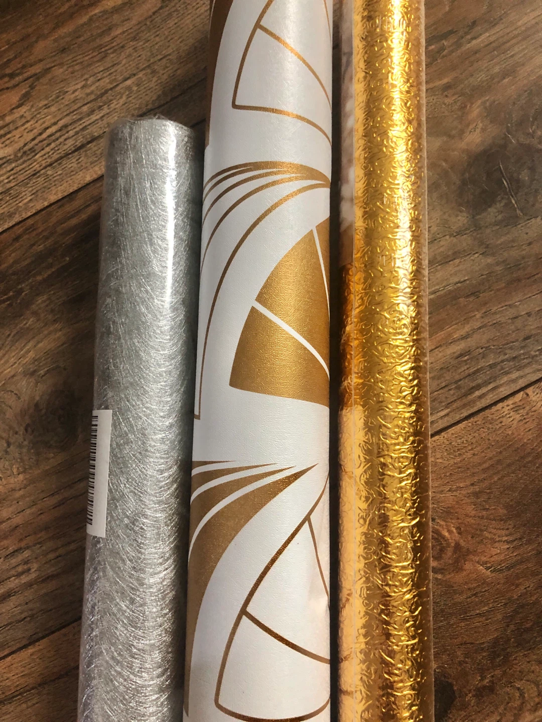 Golden & white wallpaper large rolls and - photo 4