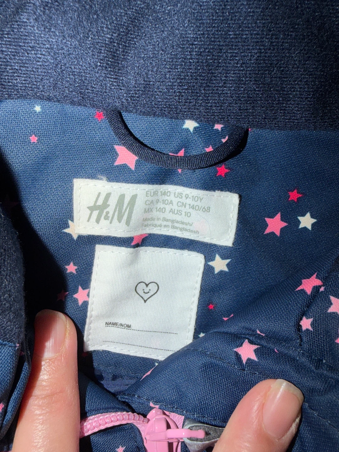 H&M Kids Star Print Winter Snowsuit