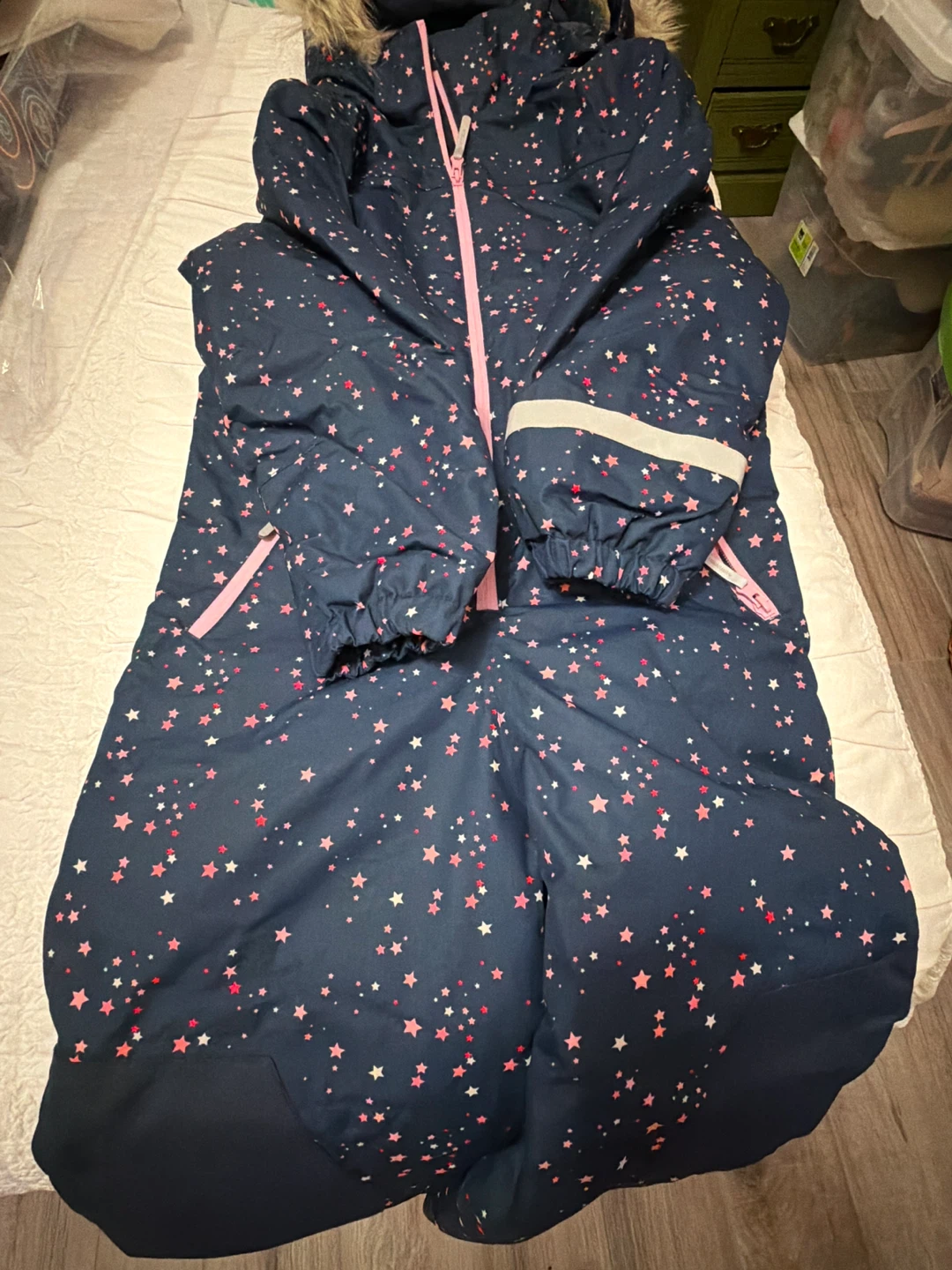 H&M Kids Star Print Winter Snowsuit - photo 3