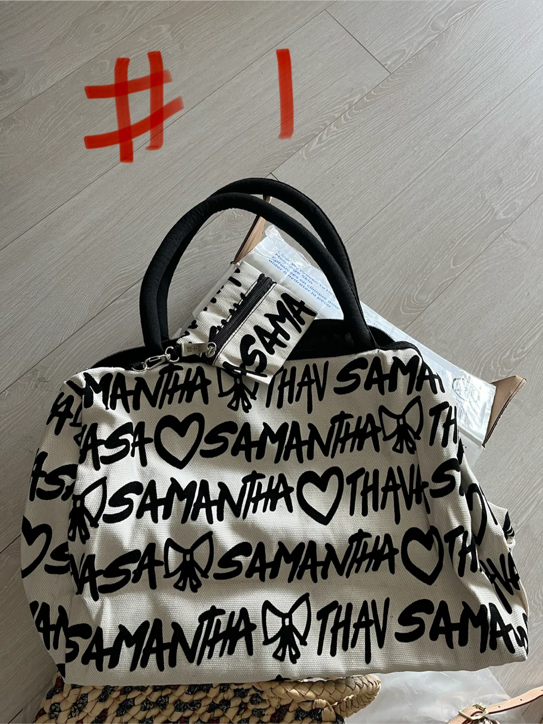 Shoulder tote bag,crossbody,woven straw bag - photo 2