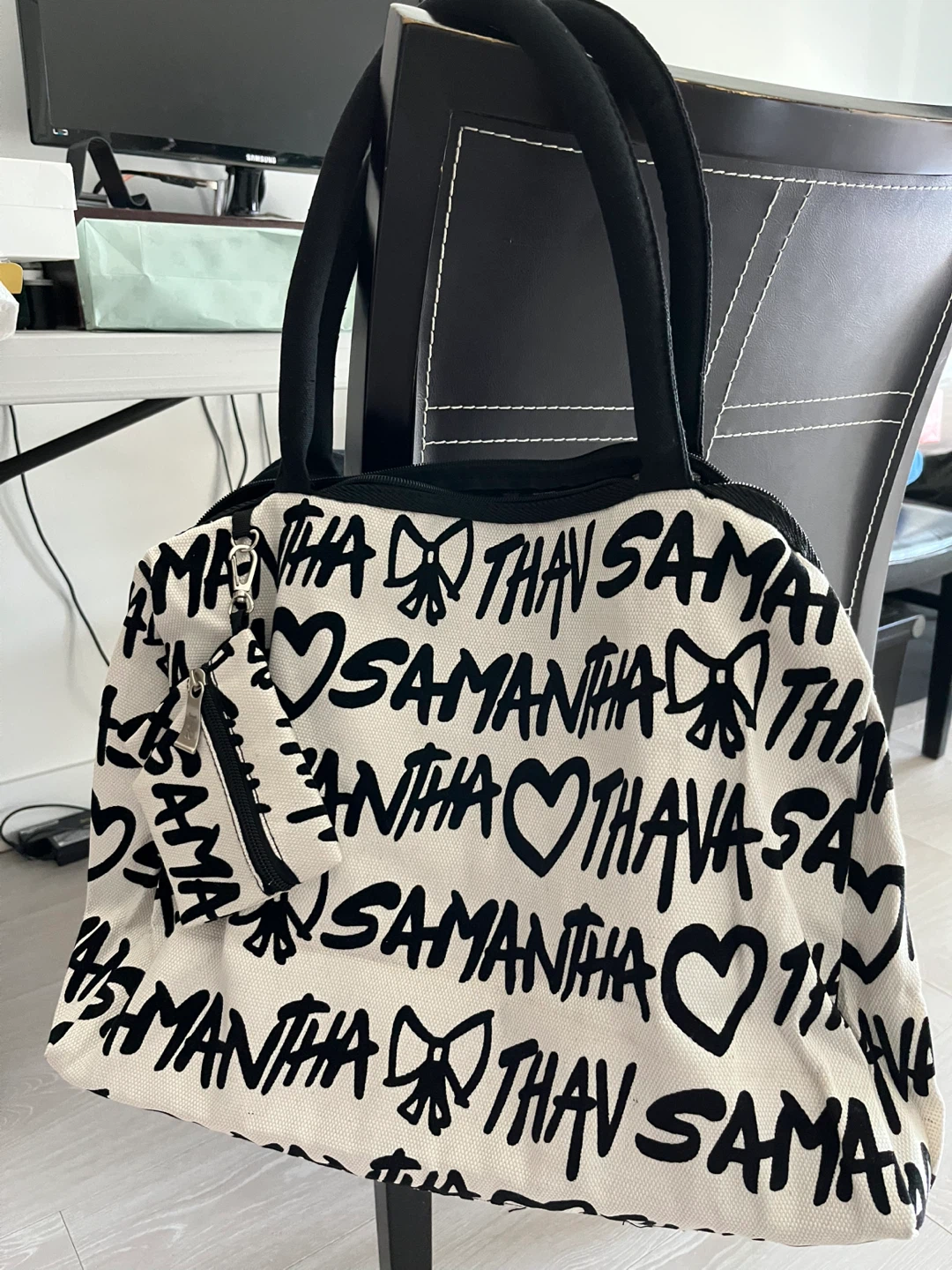 Shoulder tote bag,crossbody,woven straw bag - photo 3