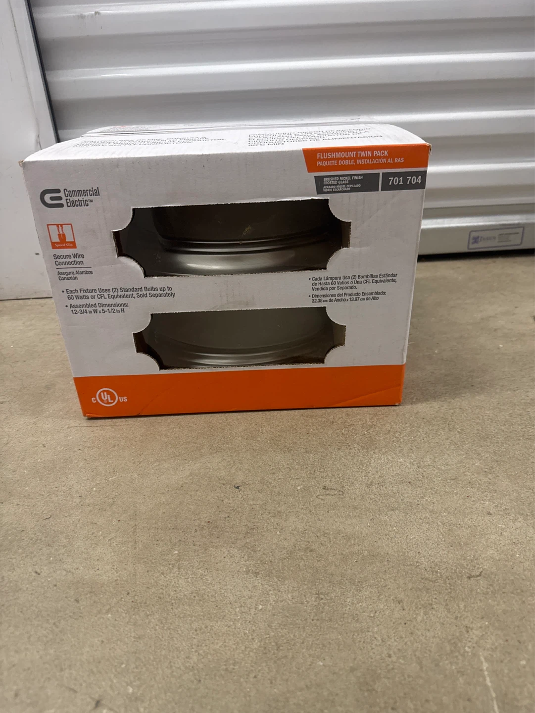 Commercial Electric Flushmount Twin Pack