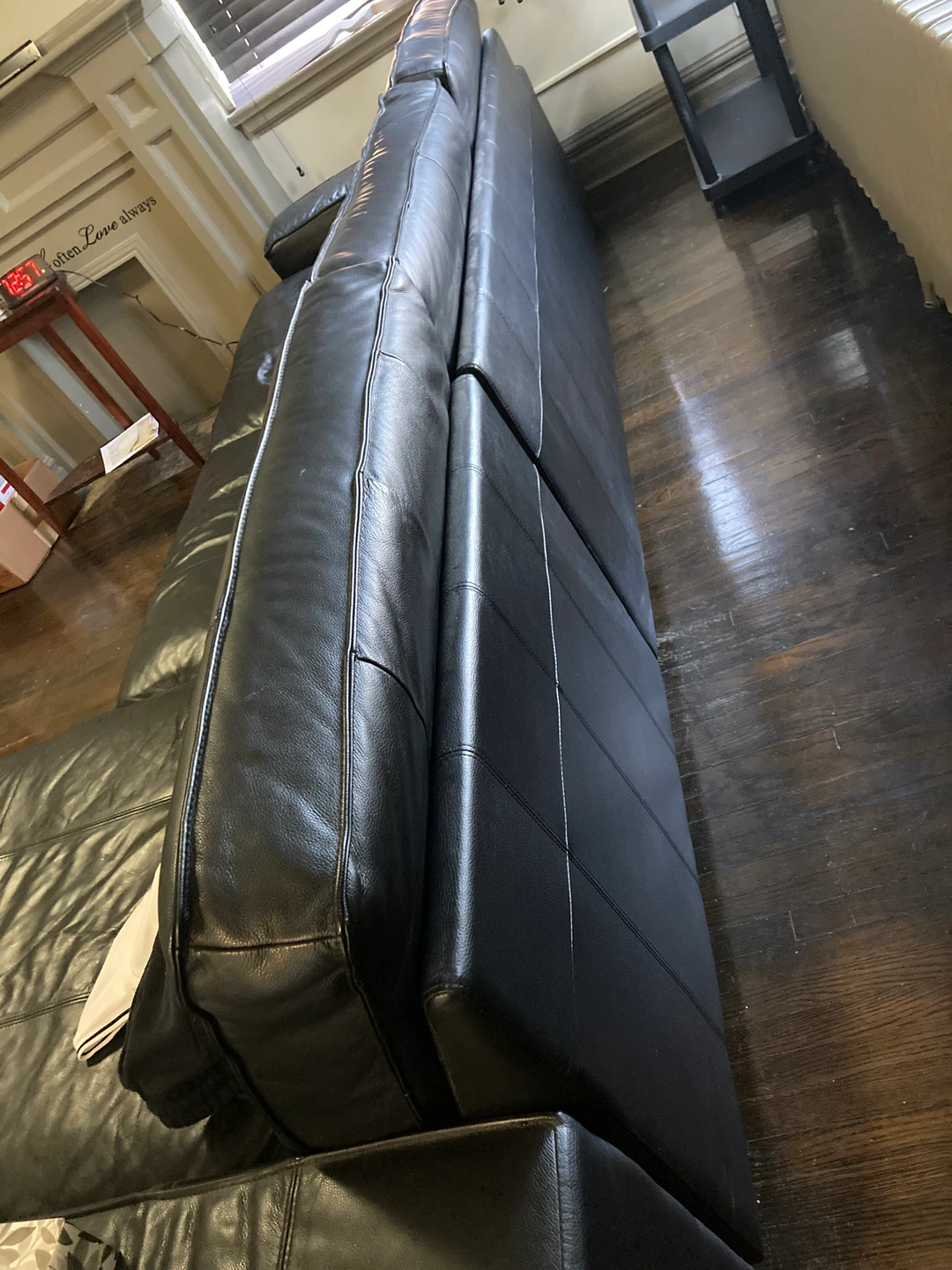 IKEA • KIVIK • Leather Sofa with chaise - photo 5