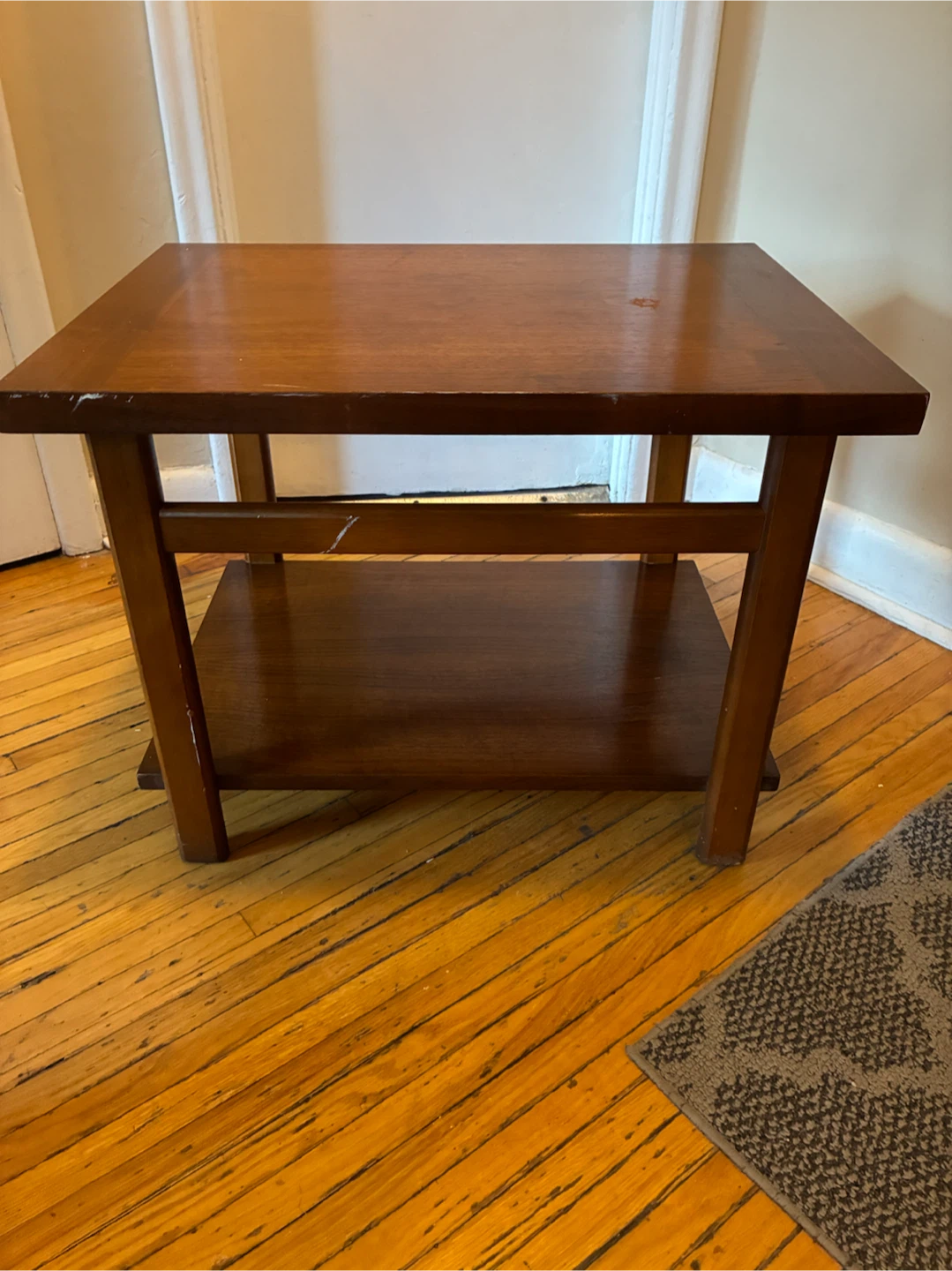 Vintage Mid-Century Modern Lane Walnut End Table - photo 3