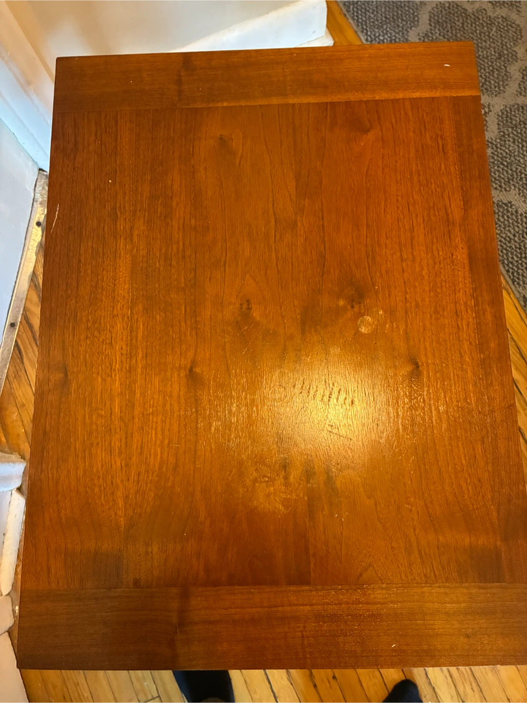 Vintage Mid-Century Modern Lane Walnut End Table - photo 4