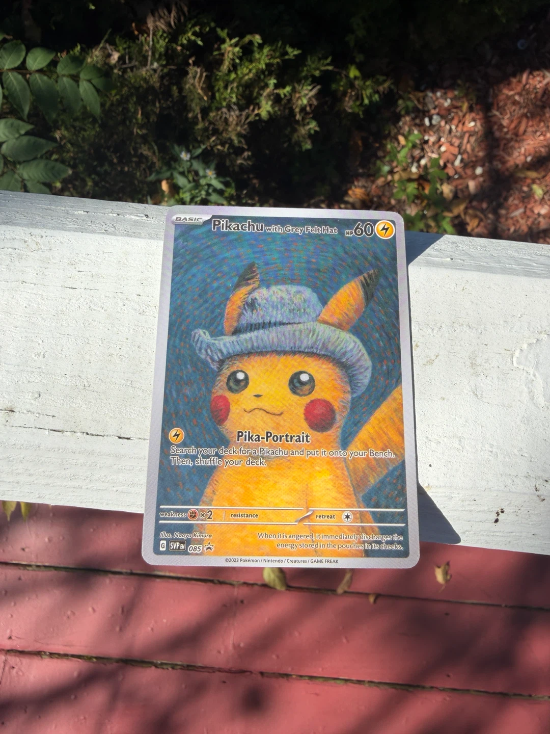 Pikachu with Grey Felt Hat Promo Card - photo 2