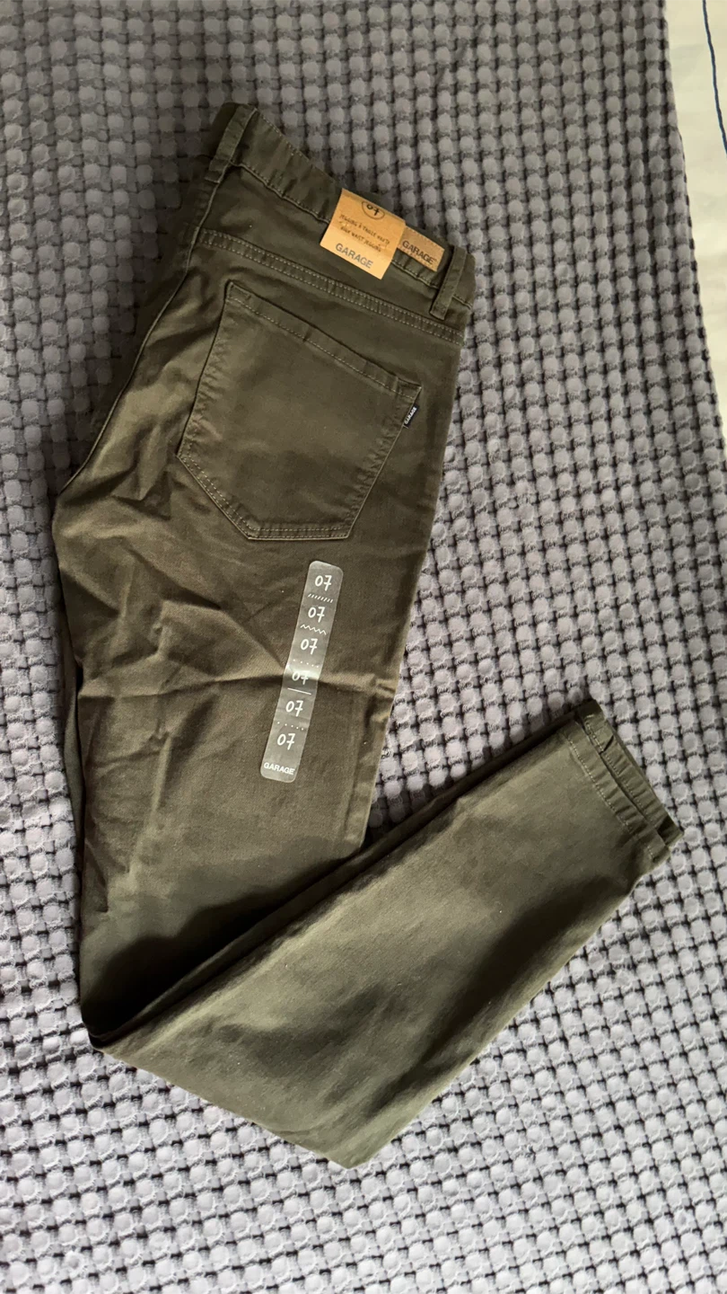 Garage Olive High Waist Jeggings Size 07 - photo 4