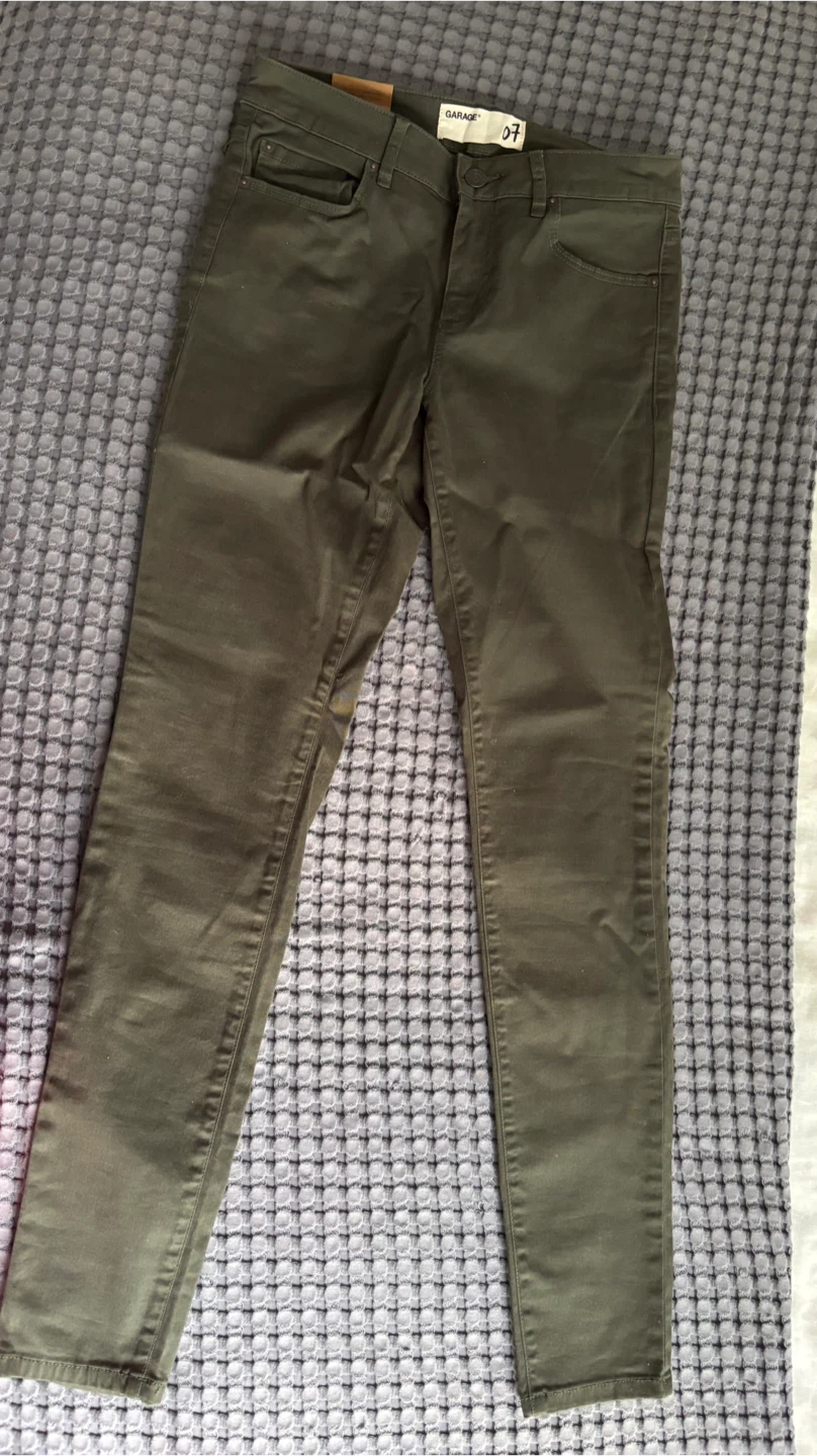 Garage Olive High Waist Jeggings Size 07 - photo 5