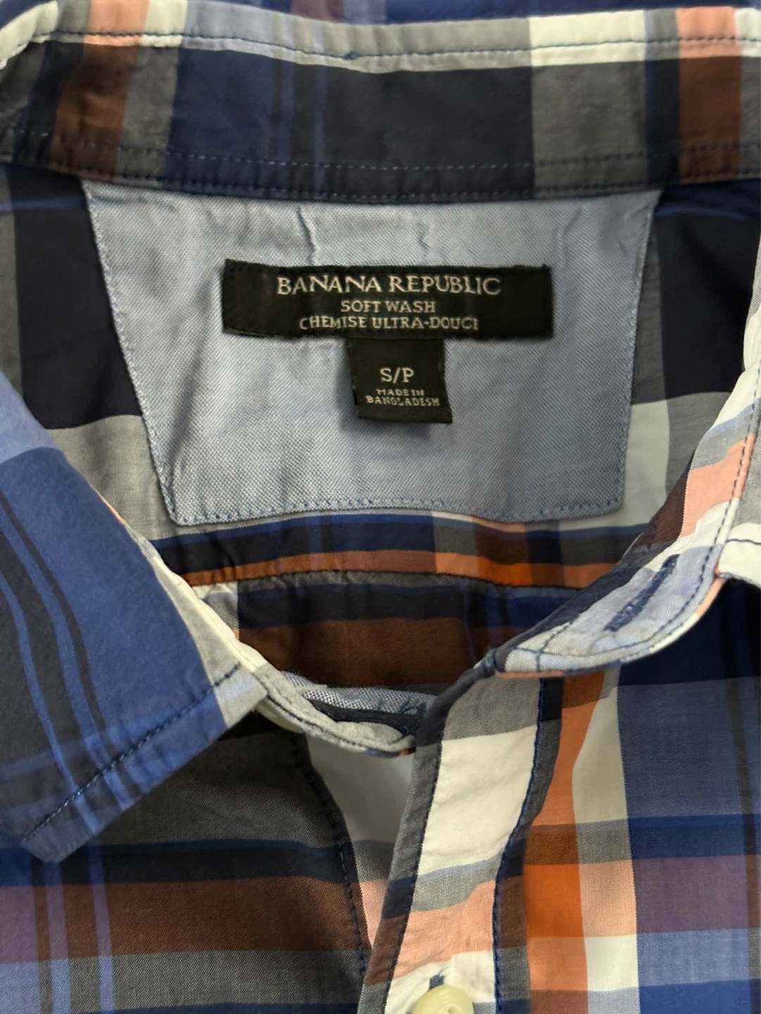 Banana Republic Plaid Button-Down Shirt - photo 4