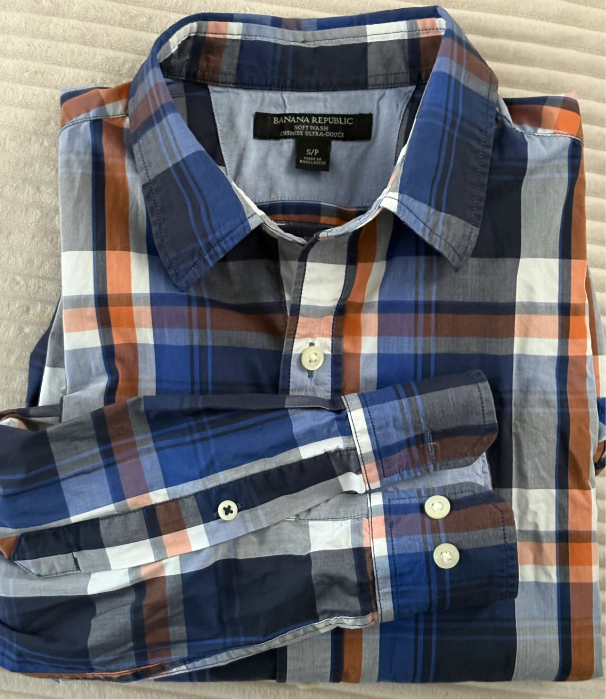 Banana Republic Plaid Button-Down Shirt