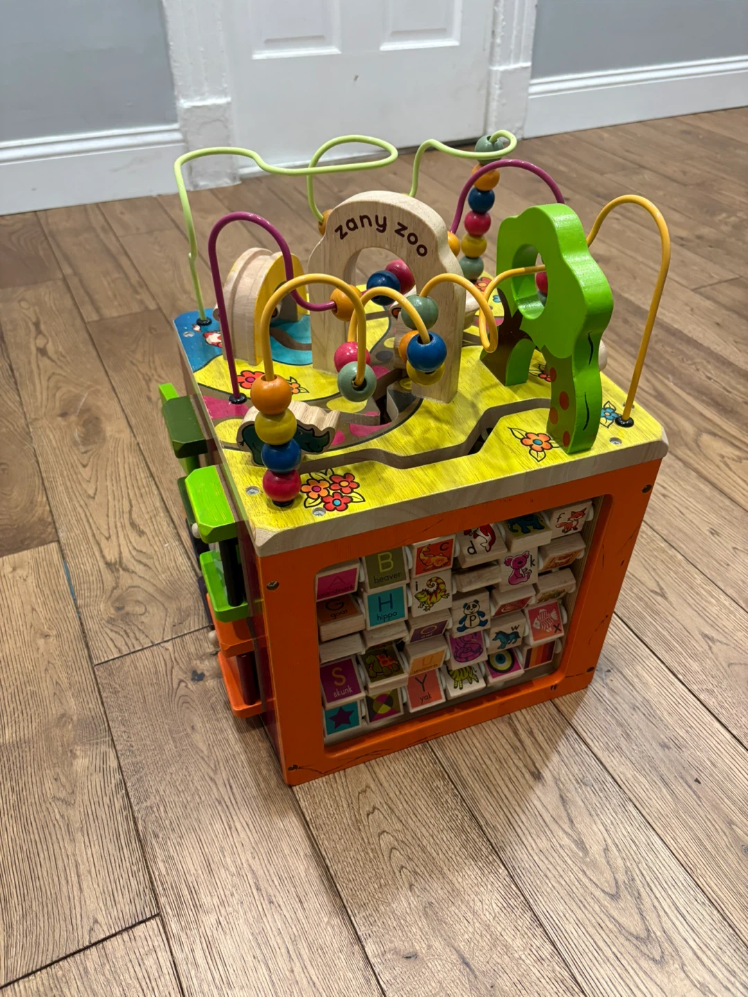 Zany zoo activity cube