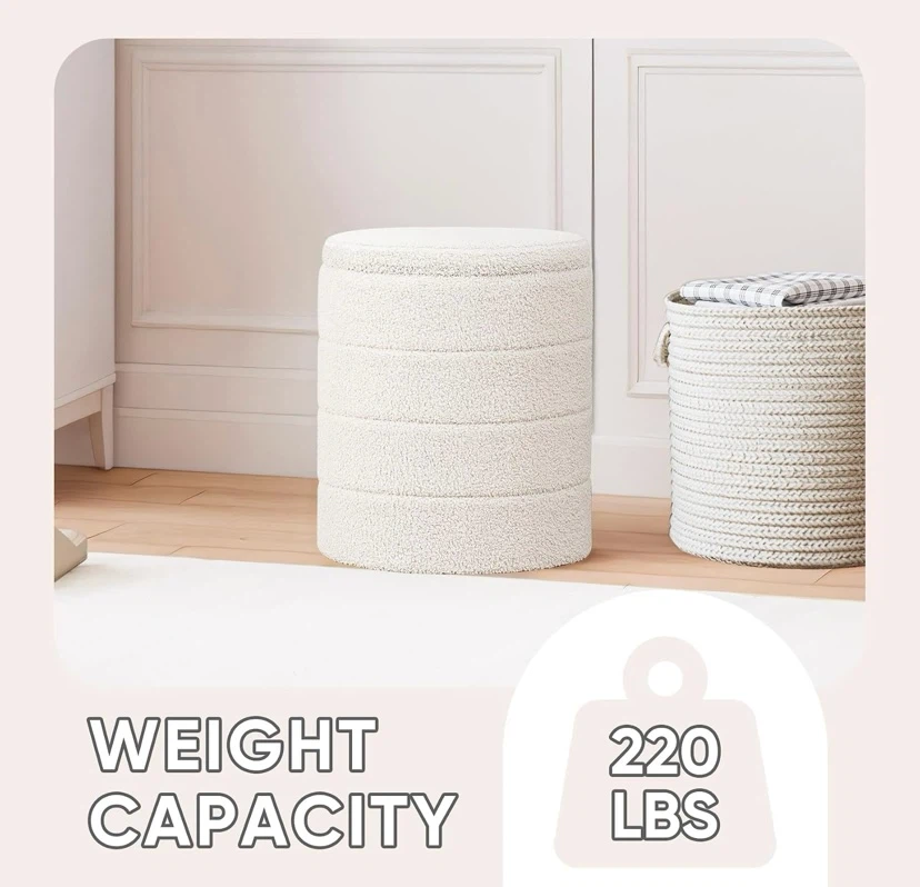 New Storage Ottoman / Side Table /Toy Storage Small - photo 4