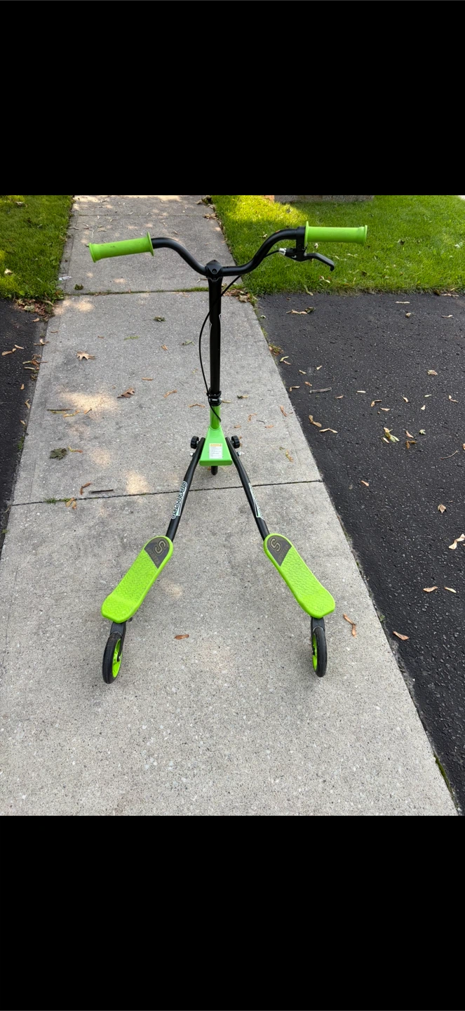 Sporter Swing Scooter - Green and Black - photo 3