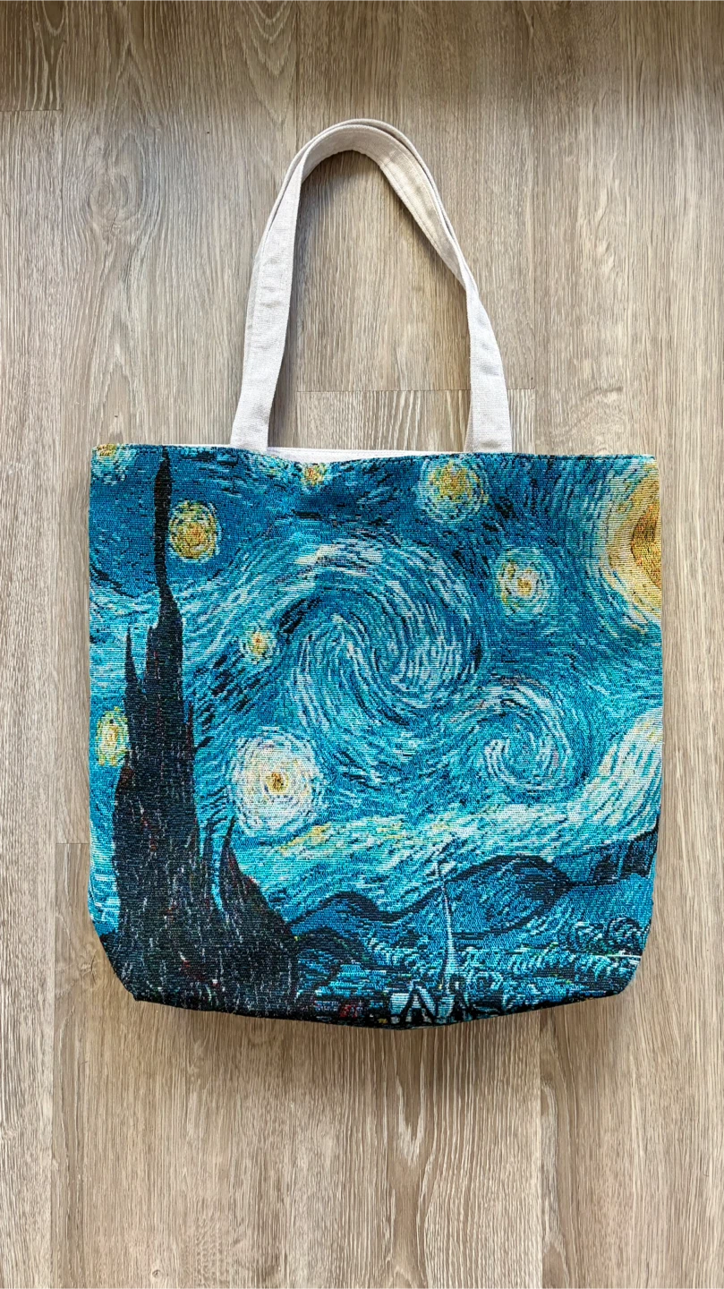 Van Gogh Starry Night Tapestry Tote Bag