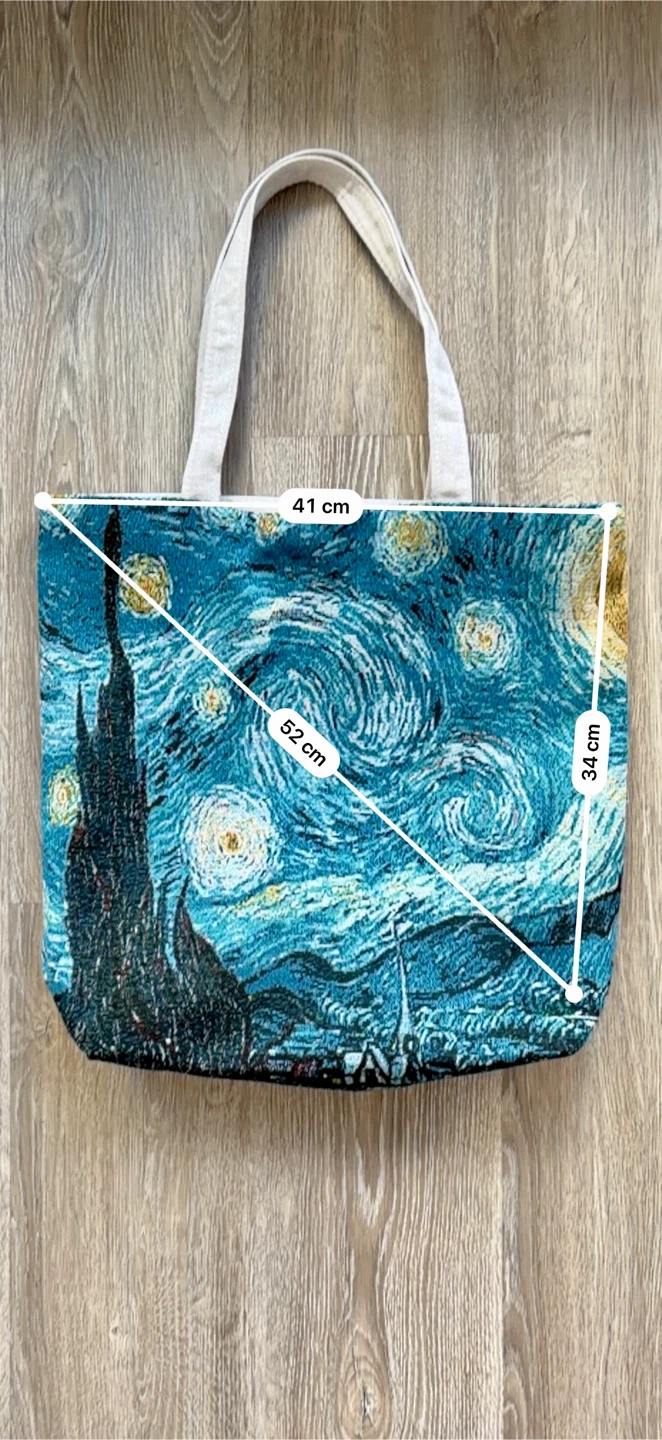 Van Gogh Starry Night Tapestry Tote Bag - photo 2
