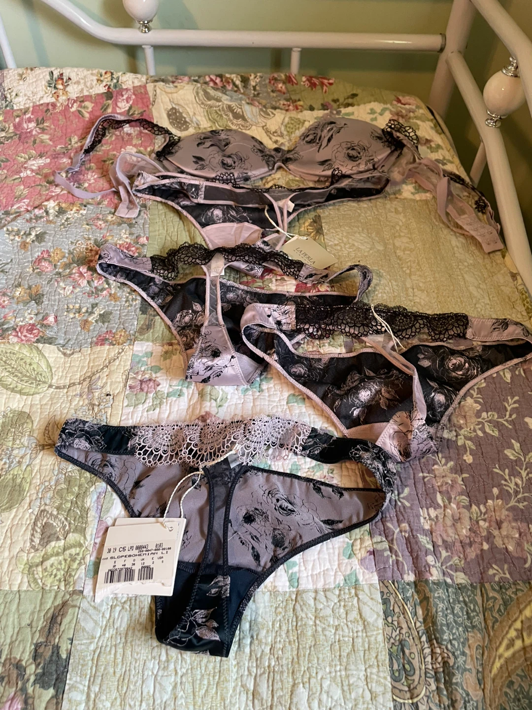 La Perla Floral Lingerie Set
