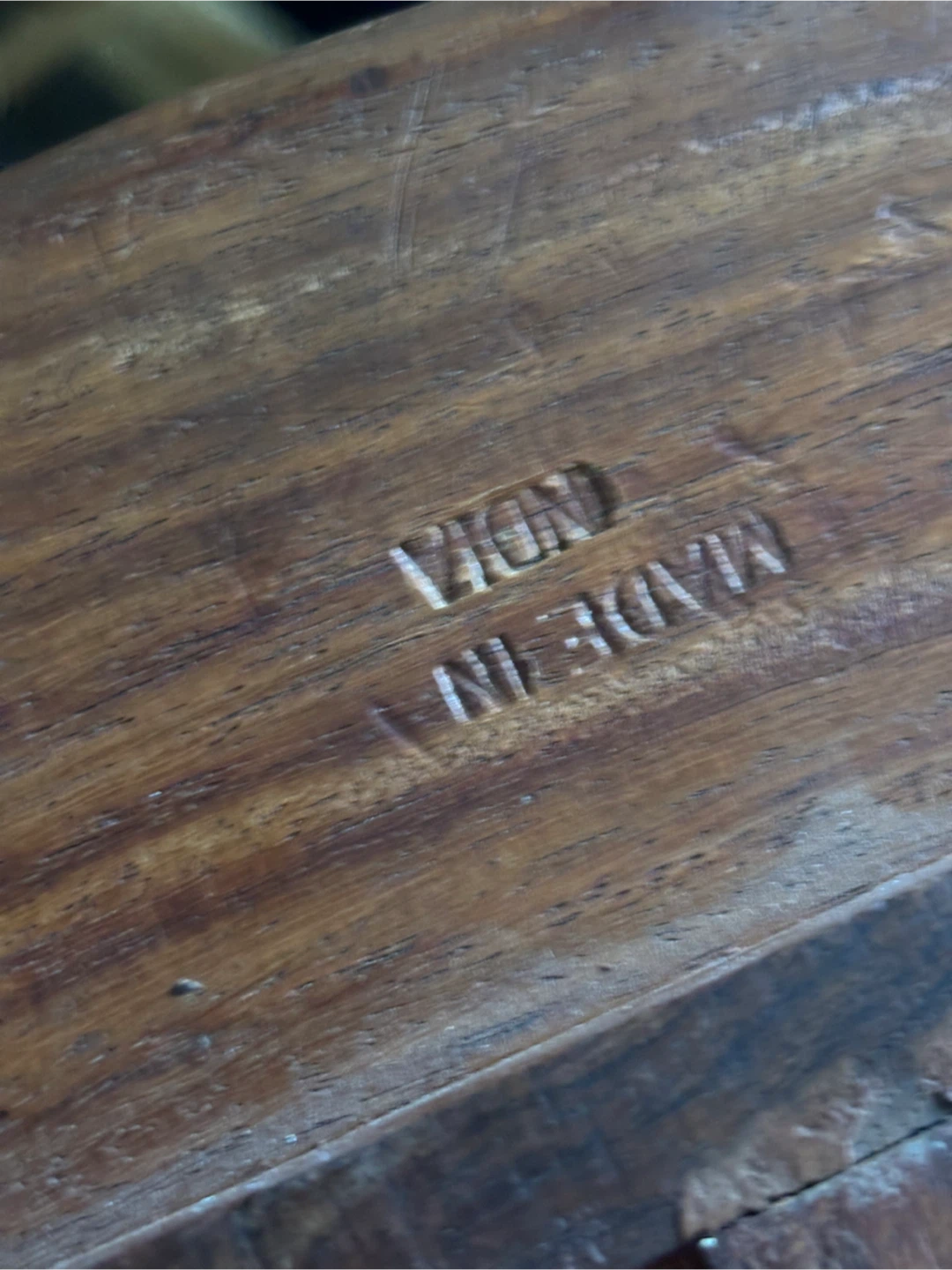 vintage Anglo-Indian folding table top - photo 5