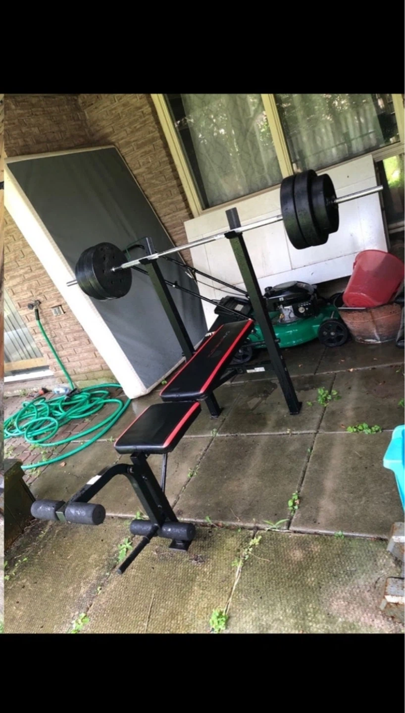 Benchpress + Bar + Weights - photo 2