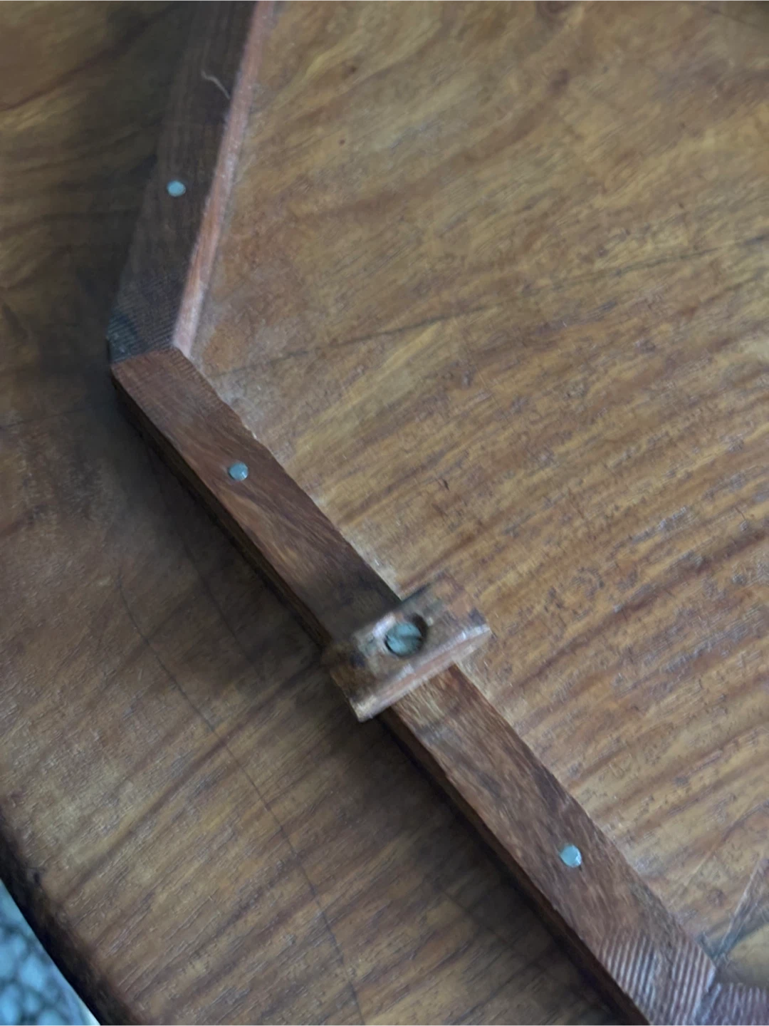 vintage Anglo-Indian folding table top - photo 4