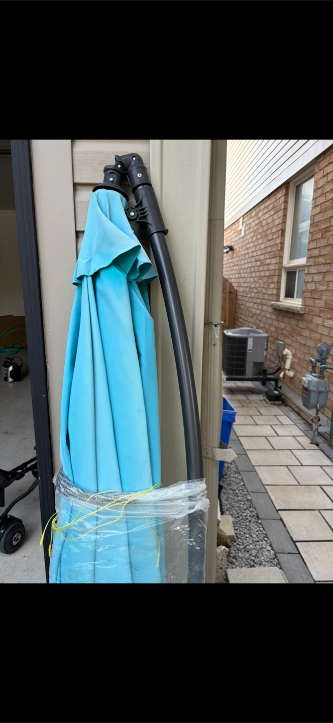 Blue Outdoor Cantilever Umbrella - photo 2