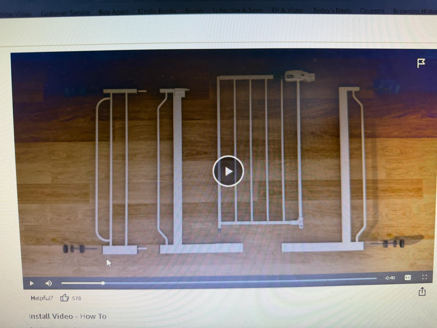 Regalo Safety 36" Extra Tall Baby Gate - photo 2