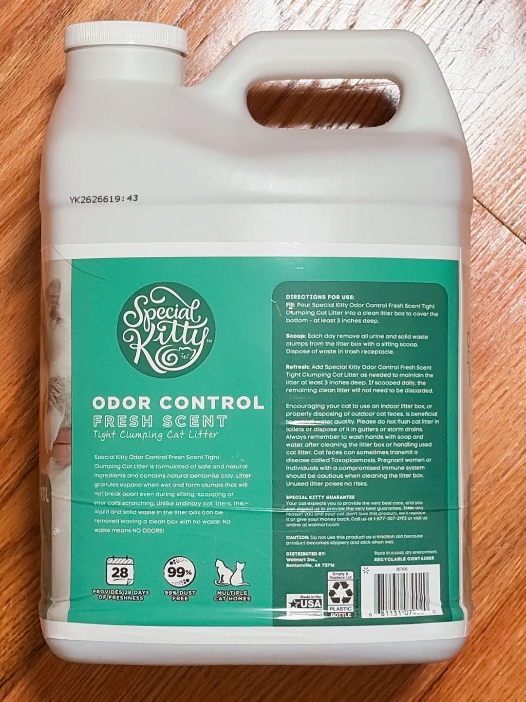 Special Kitty Odor Control Fresh Scent Cat Litter 20lb - photo 3