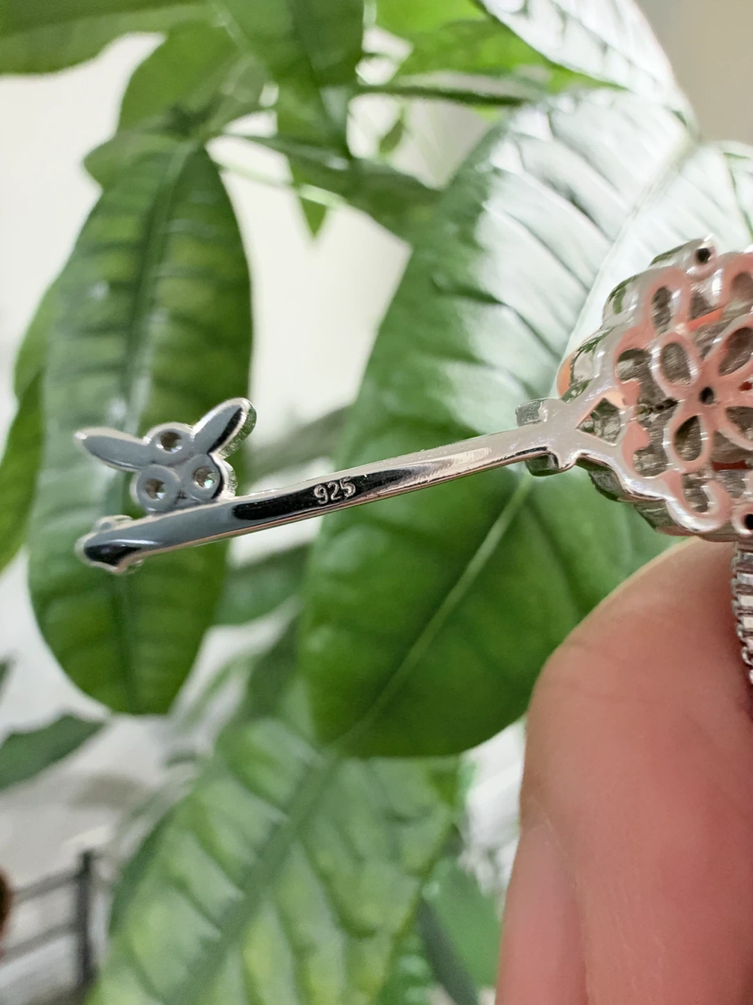 Sterling Silver Key Pendant Necklace - photo 4
