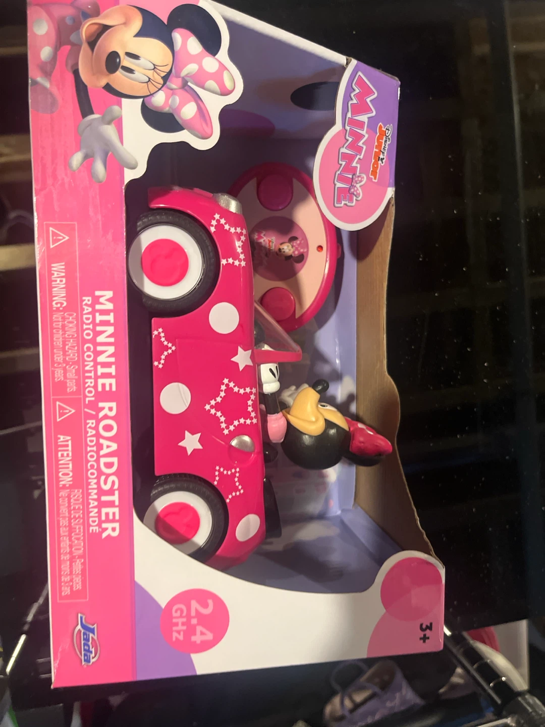 NEW UNOPENED Jada Disney Junior Minnie Roadster RC Car
