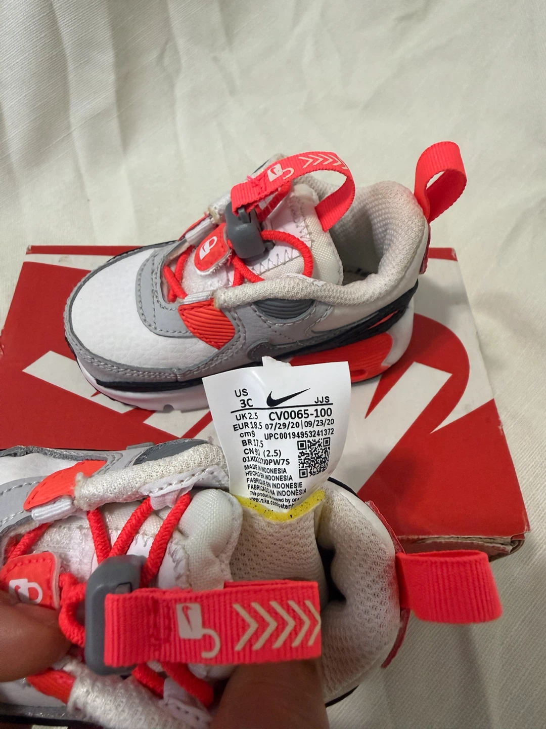 Nike Air Max Toddler Sneakers Size 3C - photo 2