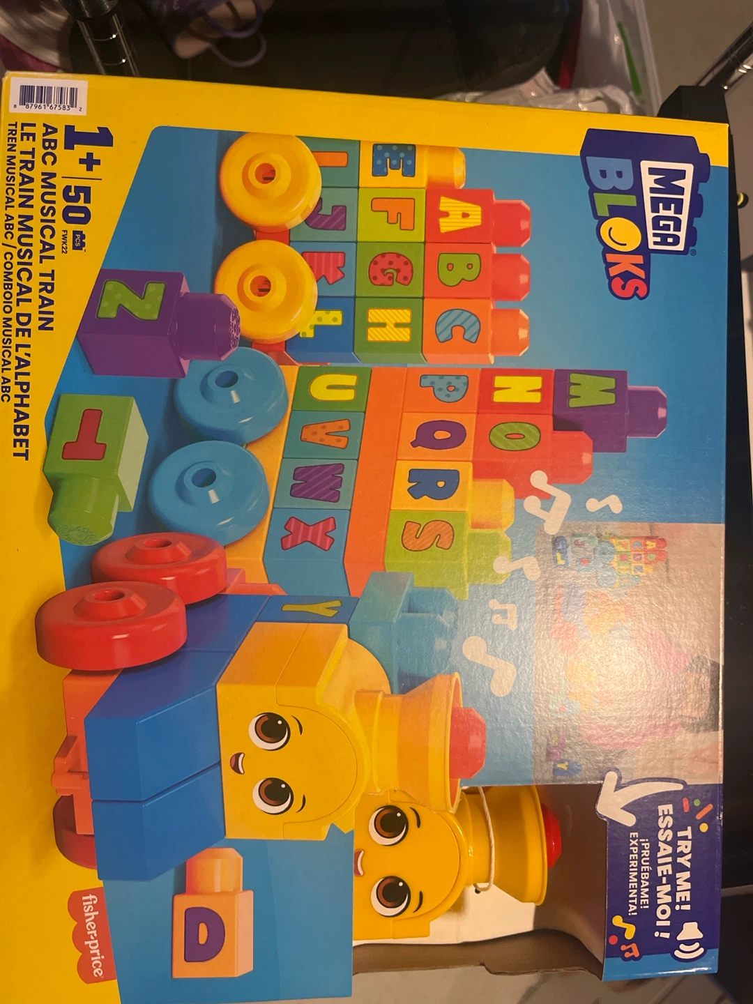 NEW UNOPENED Mega Bloks ABC Musical Train