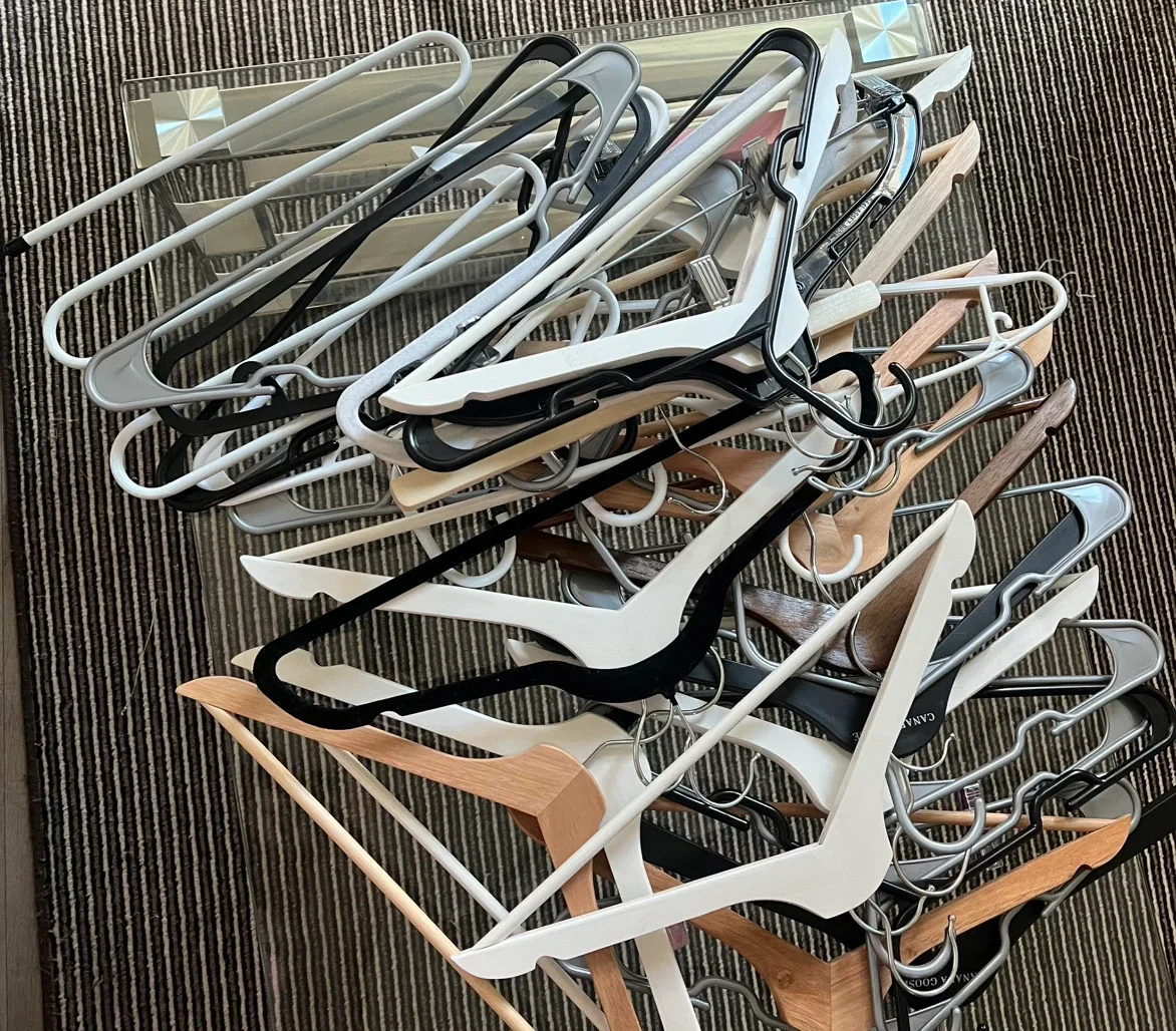 Assorted Mix of Clothes Hangers(36 hangers)