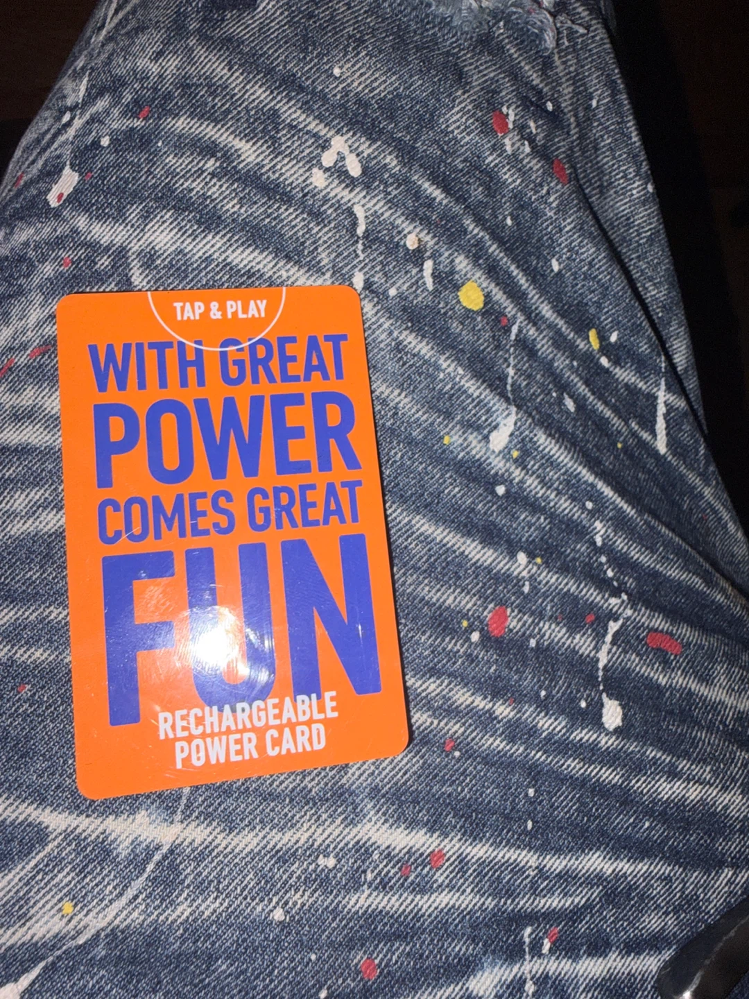 Tap & Play Rechargeable Power Card