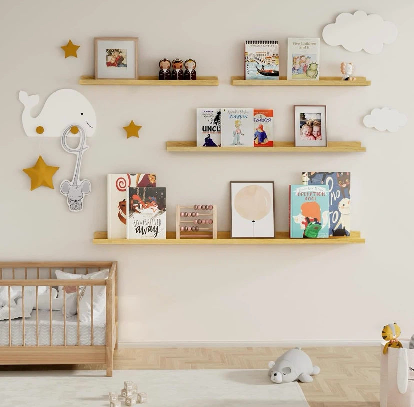 New 24” Picture Ledge Floating Shelves Set of 2 - photo 4