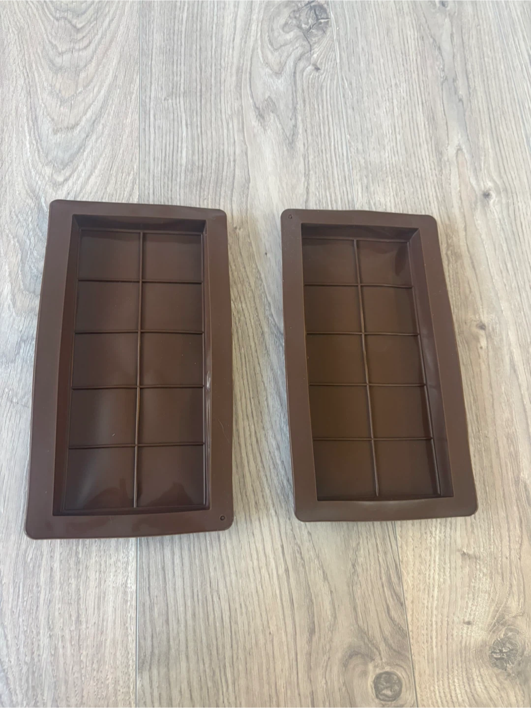 2 Silicone Chocolate Bar Molds