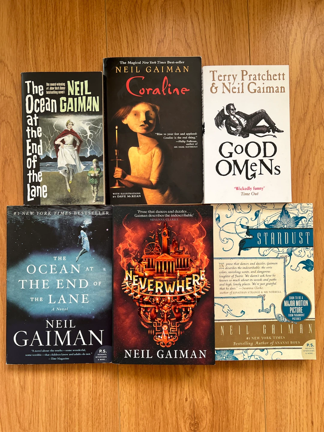 Neil Gaiman Books ($5-$10 each)