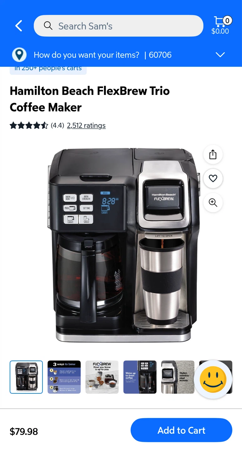 Hamilton Beach FlexBrew Trio Coffee Maker