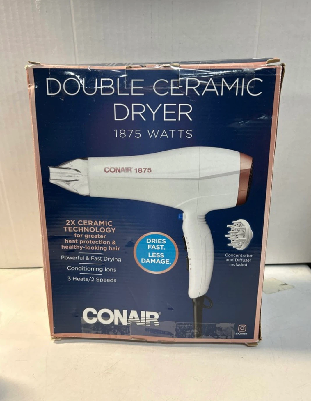 Conair 1875 Watt Double Ceramic Hair Dryer