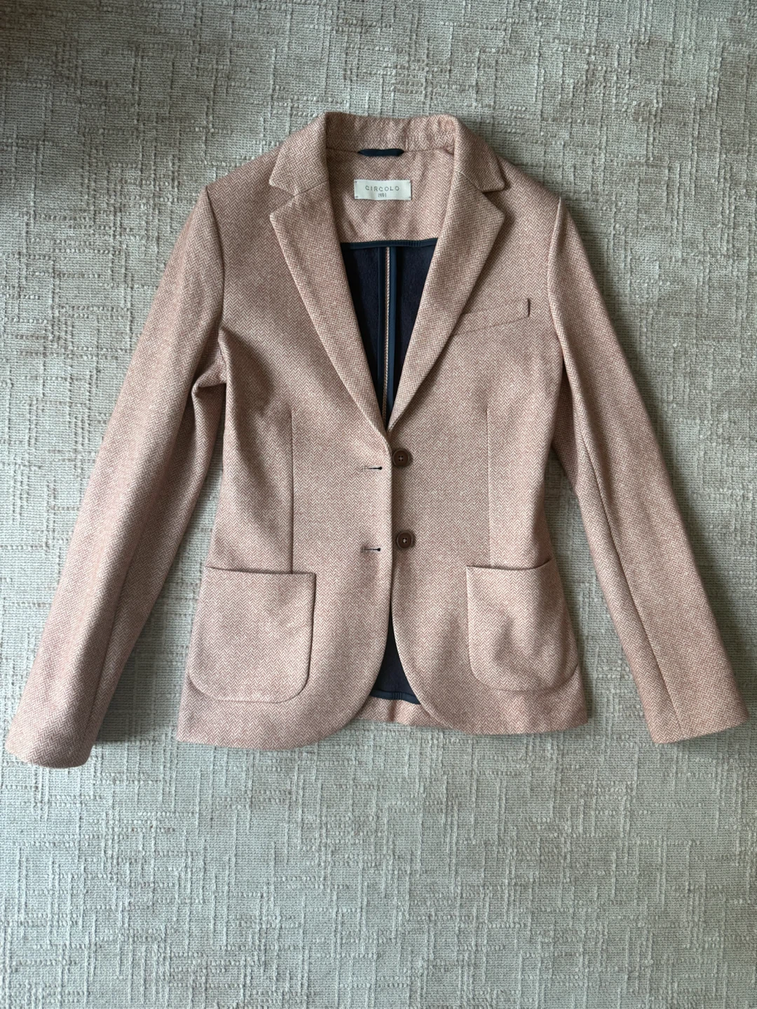 Circolo 1901 Herringbone Blazer made in Italy XS
