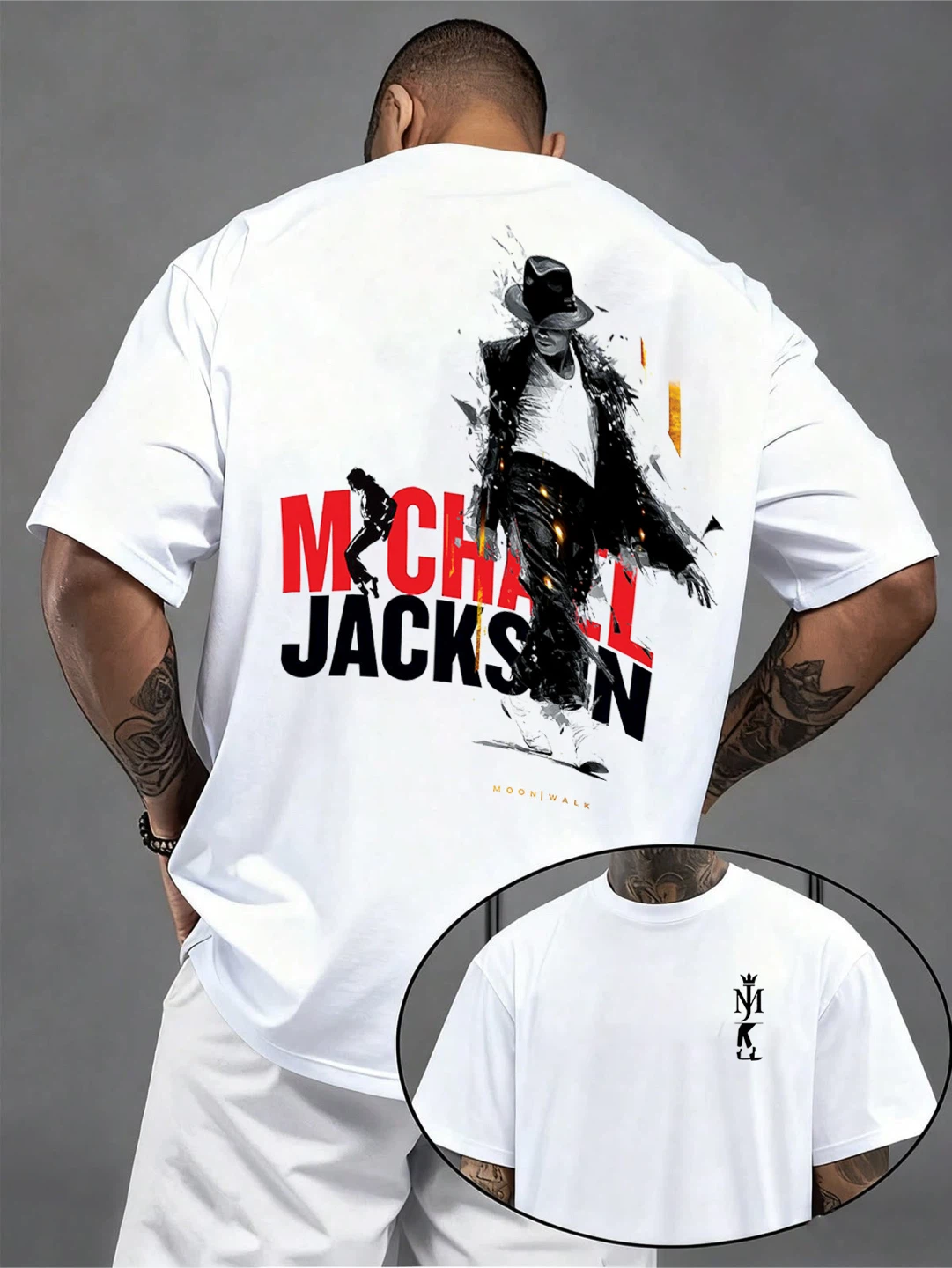 Michael Jackson Moonwalk Graphic T-shirt