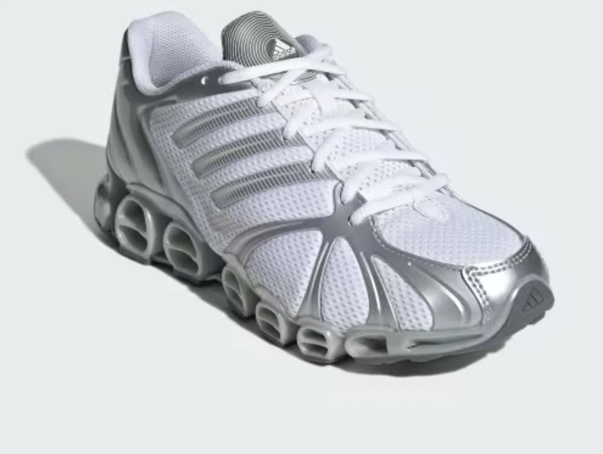 Adidas Mega Ghostride Silver Metallic Sneakers Women 8.5