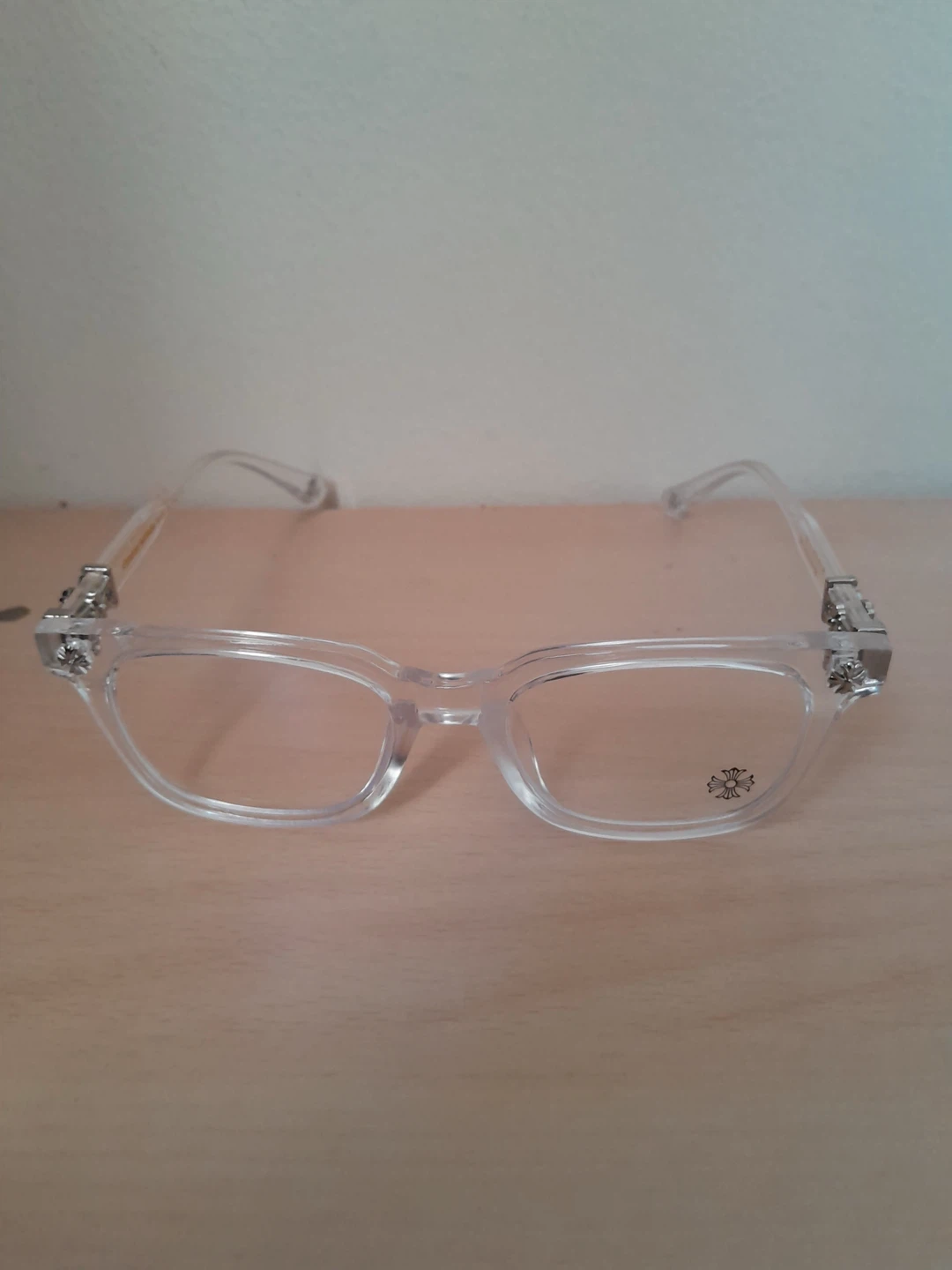 Chrome Hearts Clear Frame Glasses