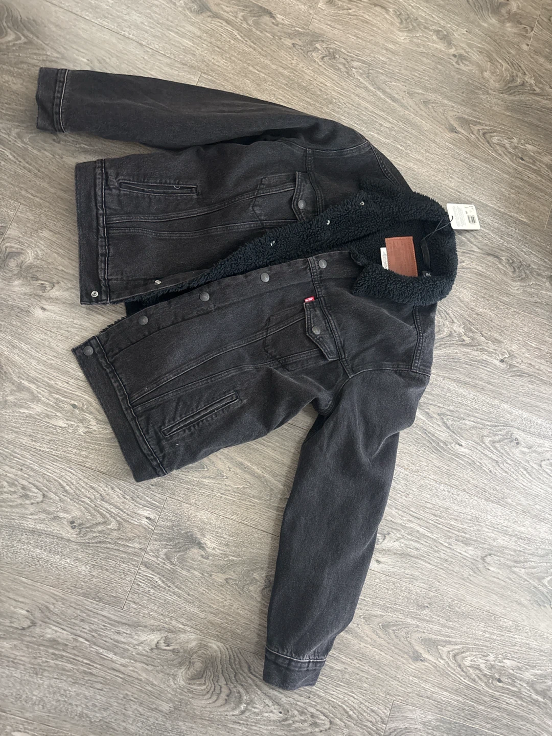 Levi's Sherpa Trucker Jacket - Black