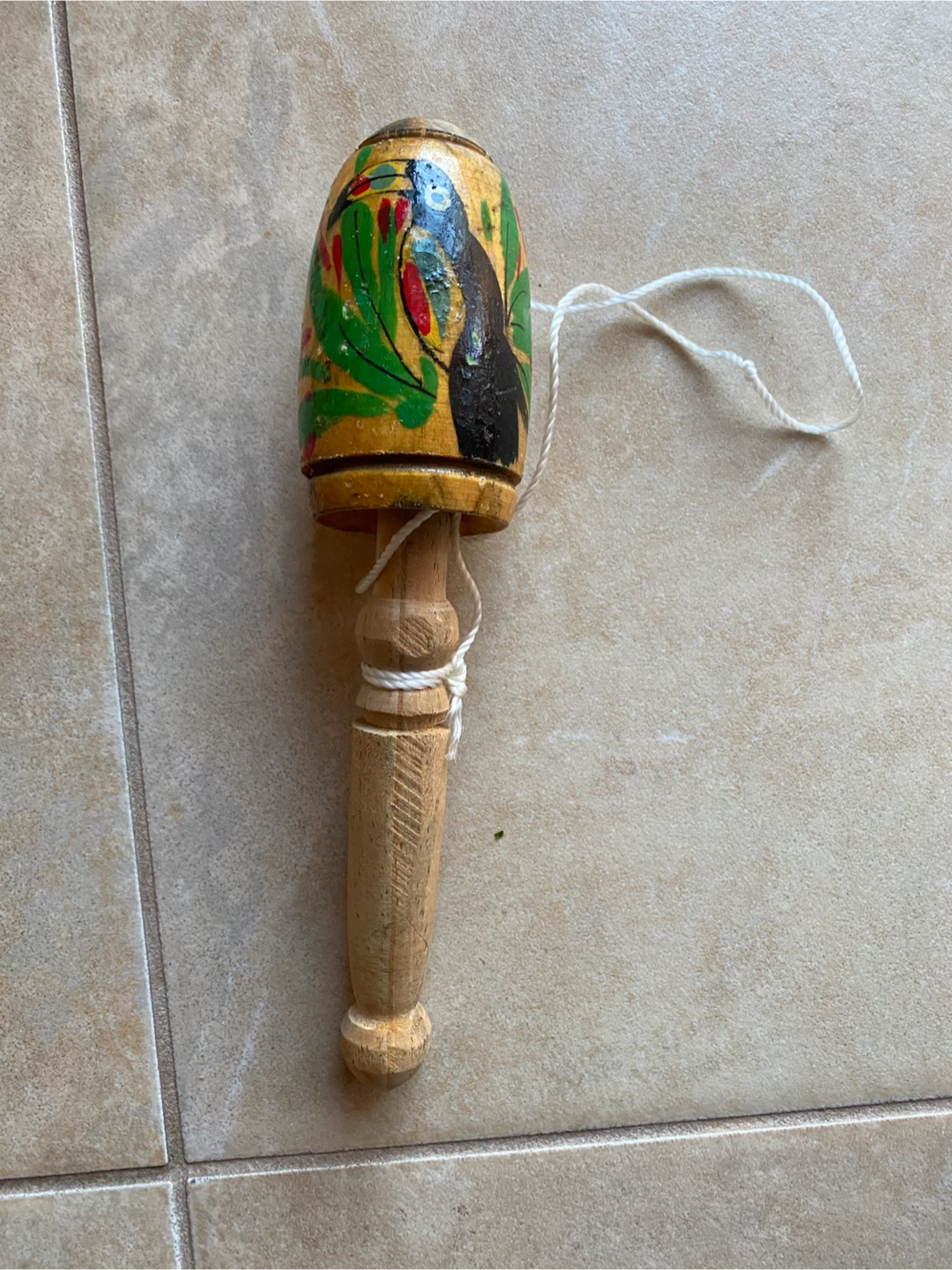 Hand-painted Wooden Bilboquet Toy