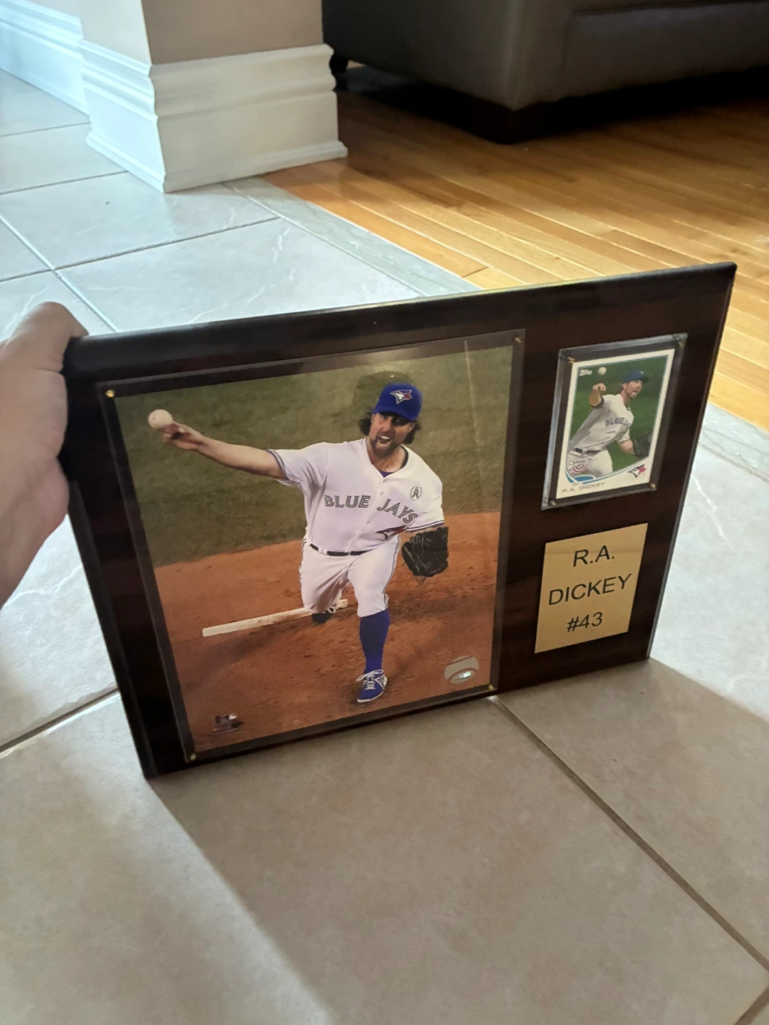 R.A. Dickey Toronto Blue Jays Plaque