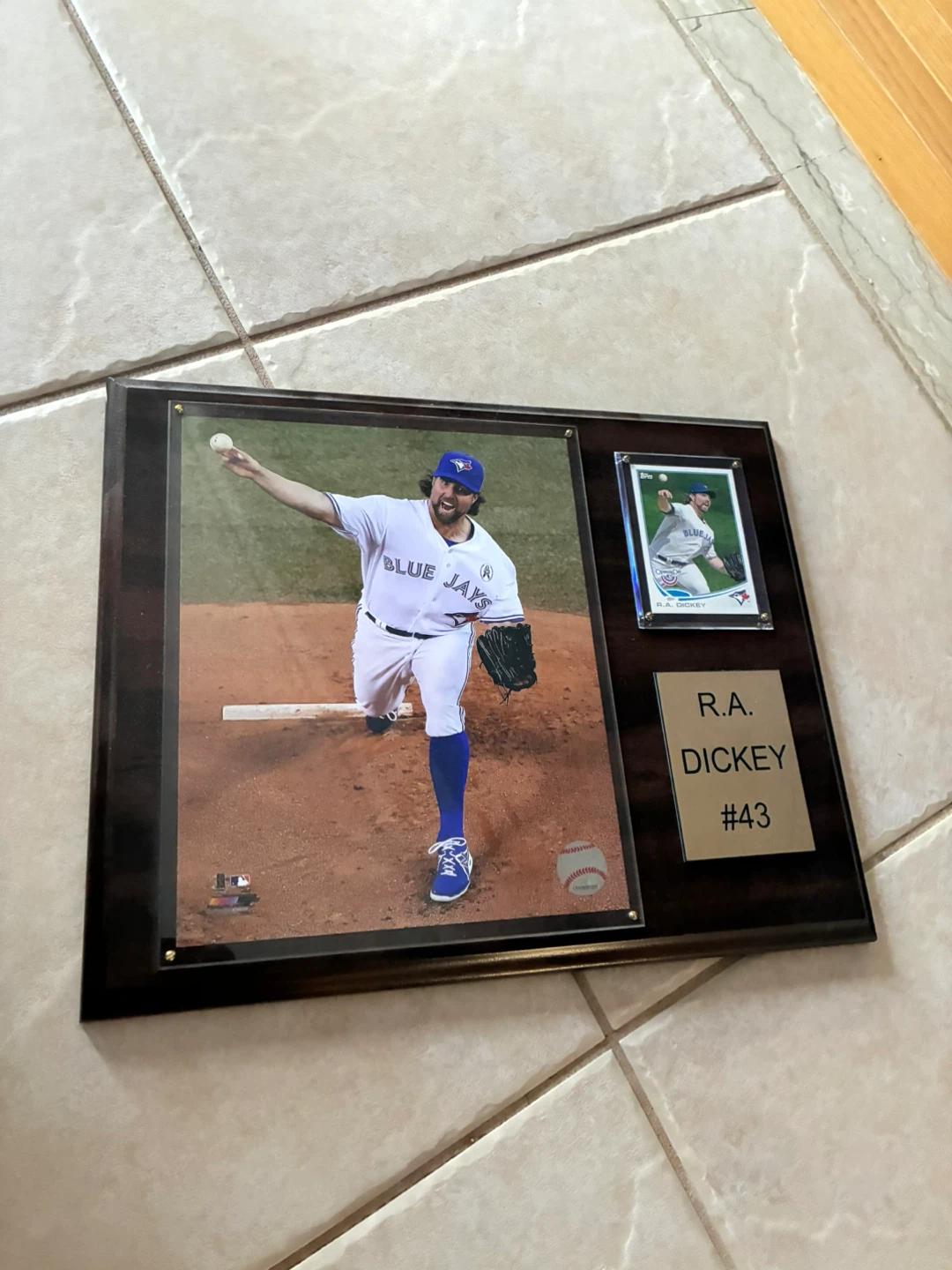 R.A. Dickey Toronto Blue Jays Plaque - photo 2