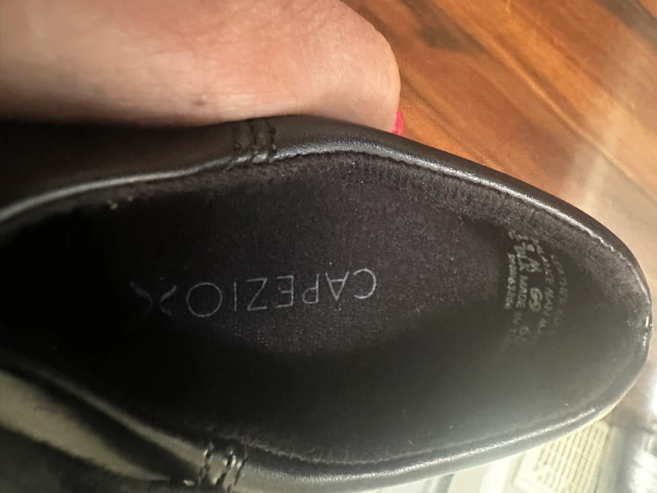 Capezio Black Tap Shoes Size 13 M - photo 4