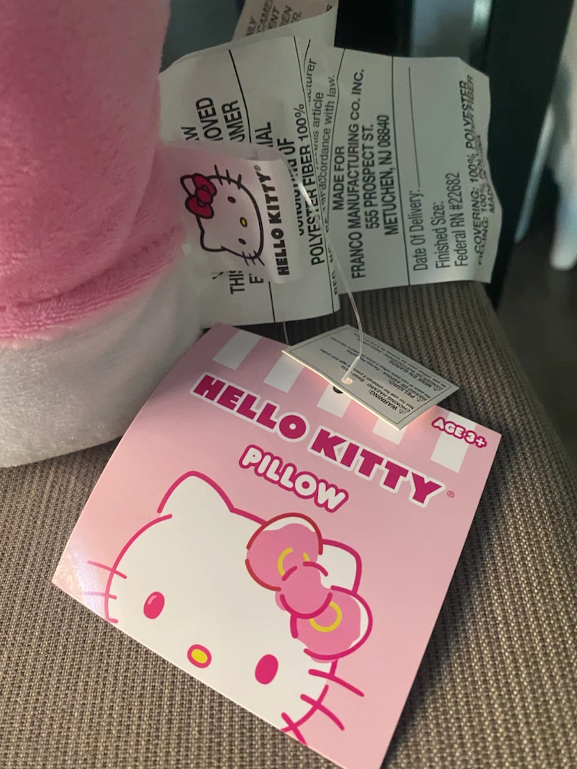 NEW! “Hello Kitty Cuddle Pillow” with Tags! - photo 2