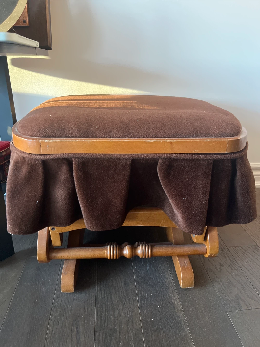 Brown Glider Ottoman - photo 2
