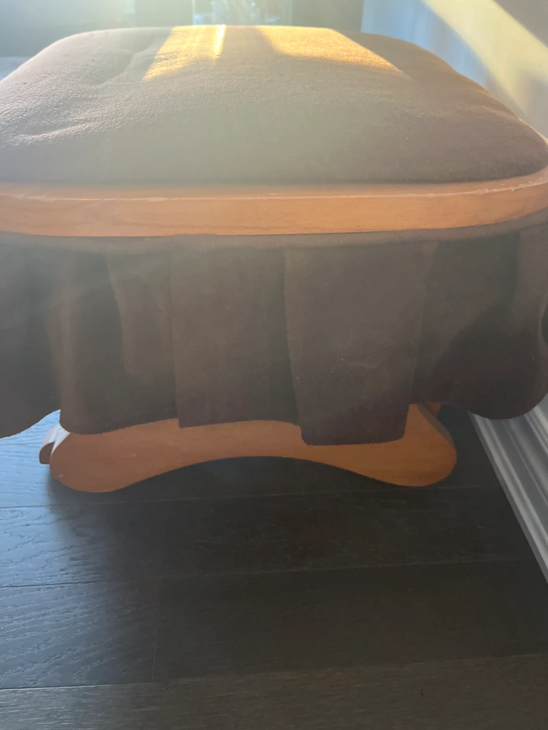 Brown Glider Ottoman - photo 3