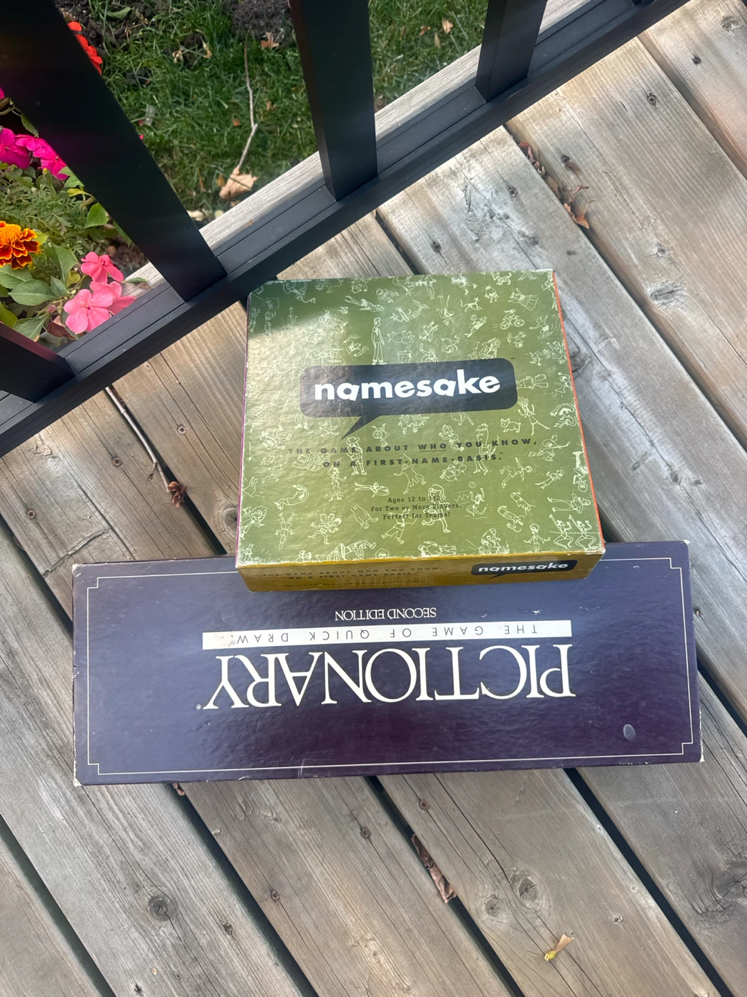 Namesake and Pictionary board game set